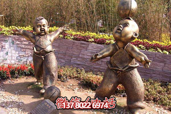 創(chuàng  )意花園兒童銅雕玩具