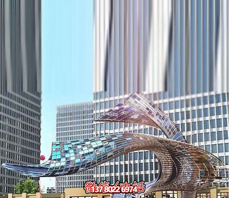 大型不銹鋼浪花雕塑創(chuàng )意裝飾 大型不銹鋼浪花雕塑創(chuàng )意裝飾