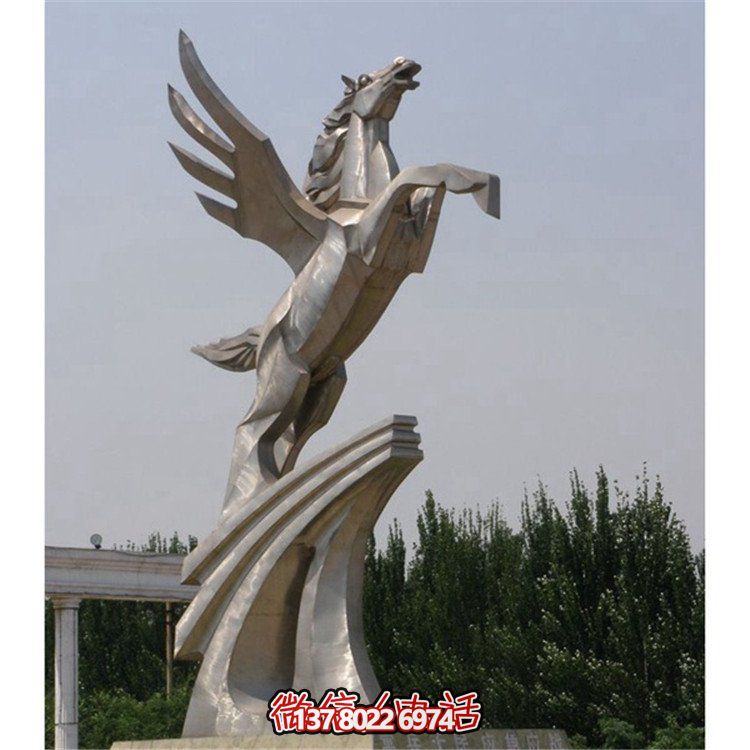 不銹鋼拉絲雕塑，點(diǎn)綴廣場(chǎng)、學(xué)校及園林景觀(guān)