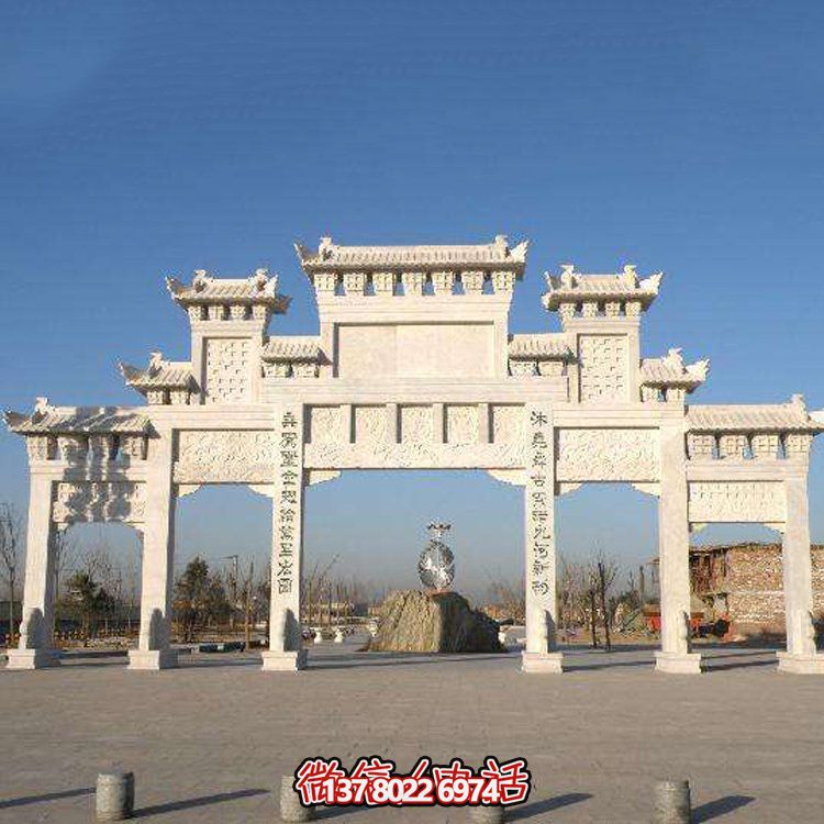 大型中式多門(mén)牌坊——締造景區景點(diǎn)精彩瞬間
