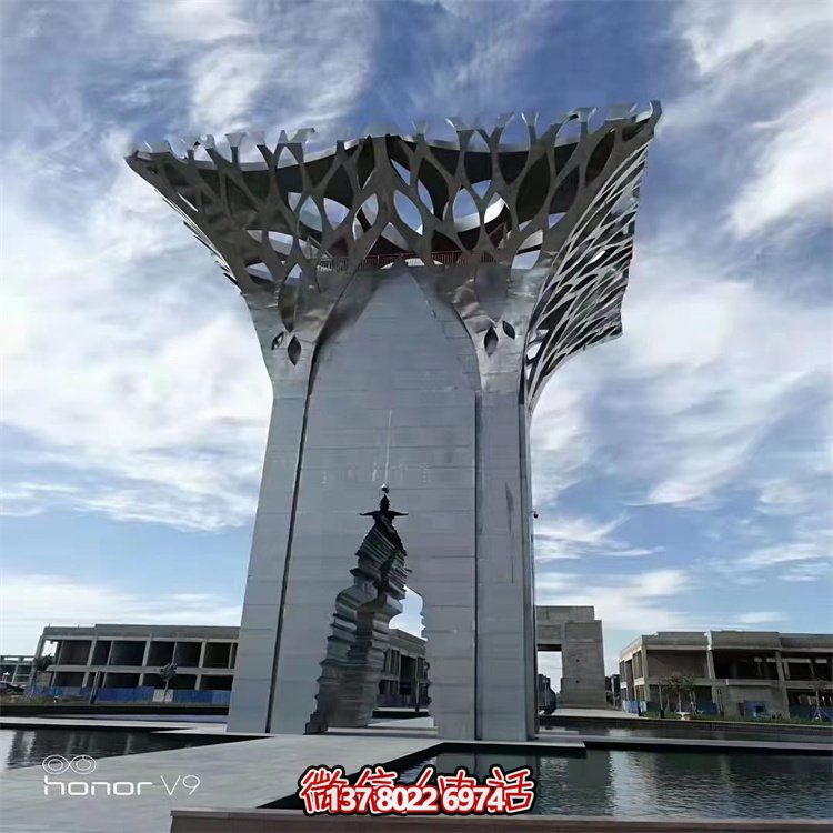 不銹鋼大型戶(hù)外景觀(guān)雕塑——給你一個(gè)完美的廣場(chǎng)