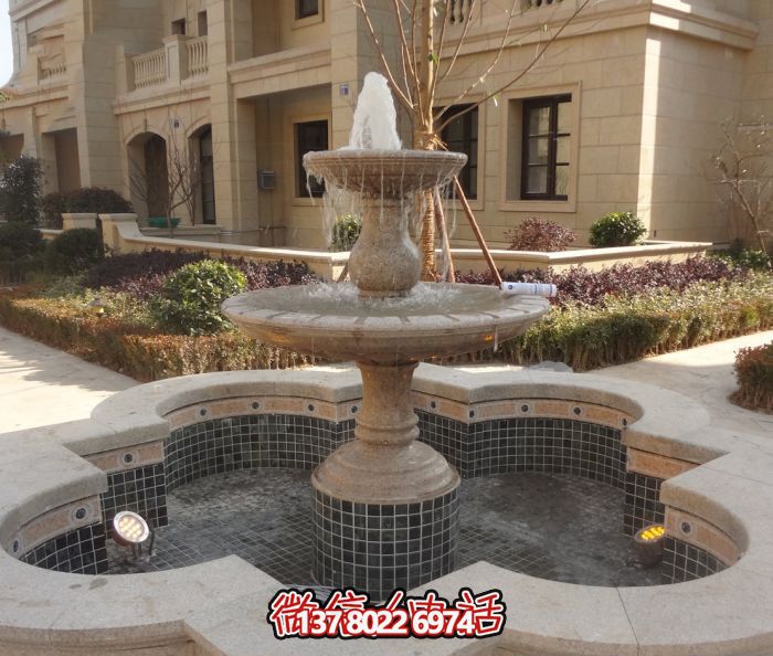 精致的大理石噴泉雕塑，給您的小區景觀(guān)添彩