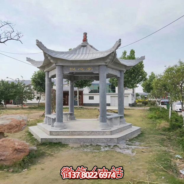 舒適涼亭休息座椅，最適合鄉村戶(hù)外休閑