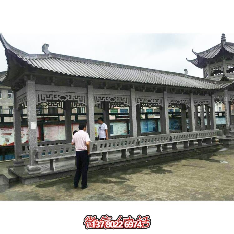 大理石石雕景區庭院石凳長(cháng)廊雕塑