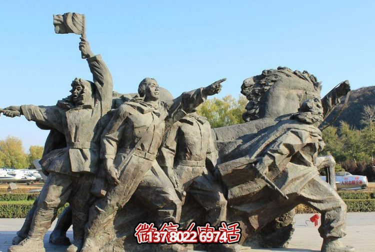 大型石雕景觀(guān)擺件，為廣場(chǎng)增添創(chuàng  )意人物氣息