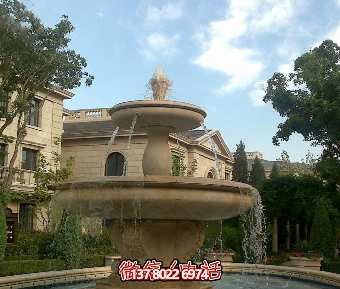 自然的質(zhì)感，夢(mèng)幻的景觀(guān)——別墅大理石景觀(guān)雕塑?chē)娙? title=