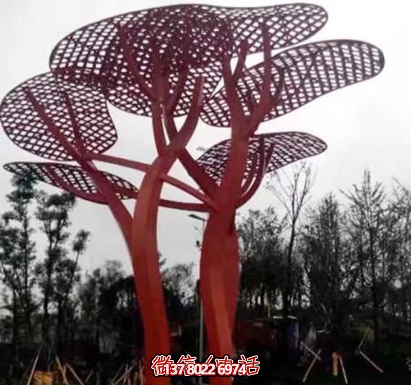 兒童安全游樂(lè )園，不銹鋼網(wǎng)格樹(shù)雕塑裝置