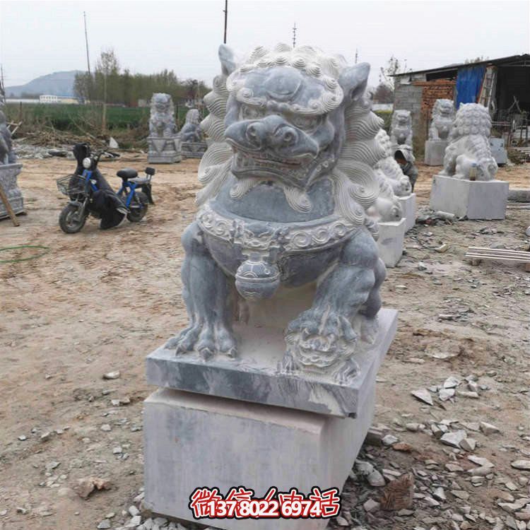 仿古大理石石雕獅子雕塑，為你的園林景觀(guān)增添經(jīng)典風(fēng)采