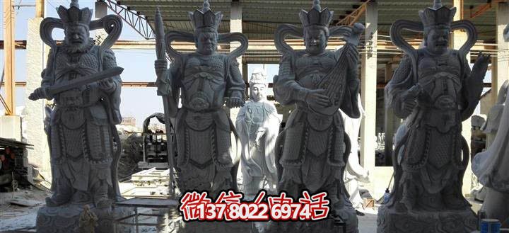 古樸雅致的大理石雕塑，見(jiàn)證古老神佛四大天王的傳承