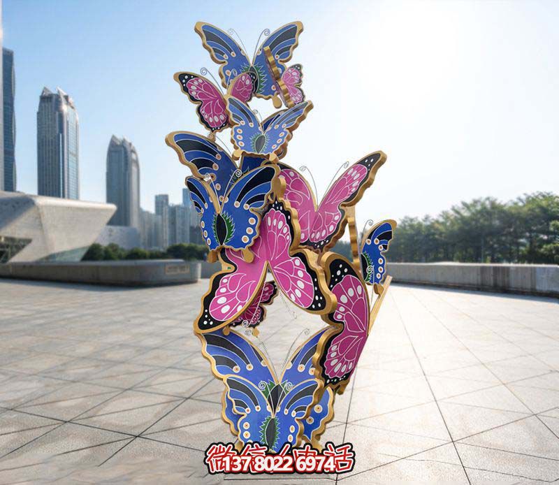 創(chuàng )意不銹鋼蝴蝶雕塑 創(chuàng )意不銹鋼蝴蝶雕塑