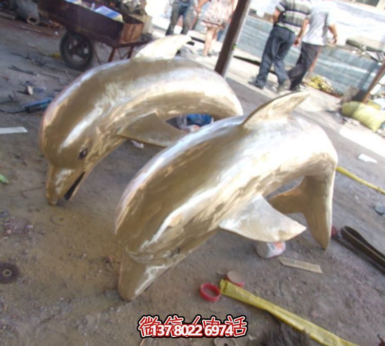創(chuàng  )意大型不銹鋼海洋動(dòng)物雕塑