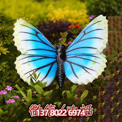 彩繪雕塑，點(diǎn)綴廣場(chǎng)，讓蝴蝶飛舞