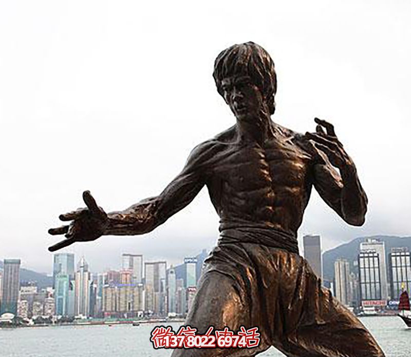 李小龍銅雕雕塑，緬懷經(jīng)典電影明星