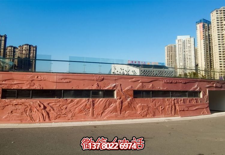 絢麗藝術(shù)空間，創(chuàng  )意戶(hù)外浮雕銅雕影壁壁畫(huà)雕塑