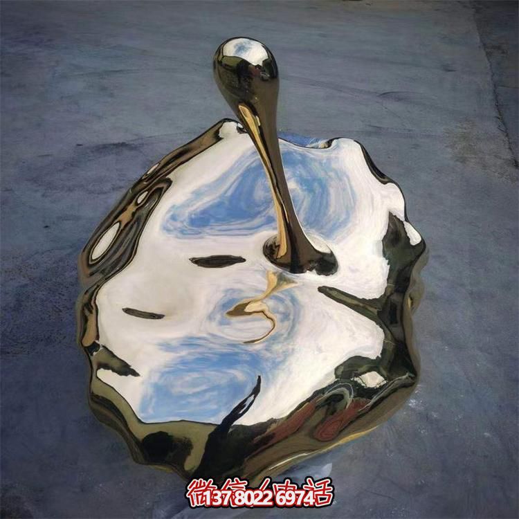 不銹鋼鏡面抽象景觀(guān)擺件