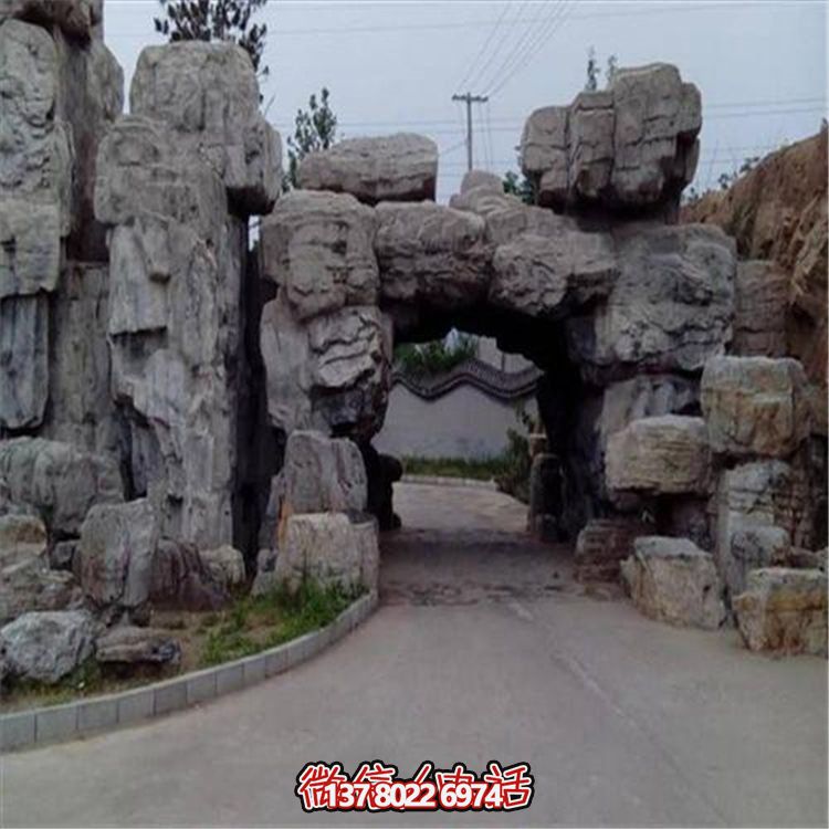 天然大理石制作庭院假山景觀(guān)雕塑