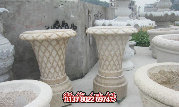 聚焦傳統文化，打造完美的自然景觀(guān)——大理石花籃花盆雕塑系列