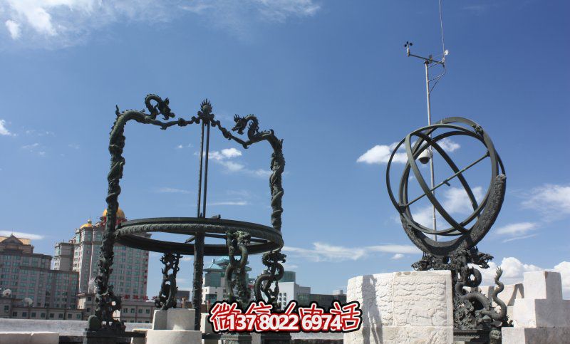 渾天儀不銹鋼創(chuàng  )意景觀(guān)雕塑