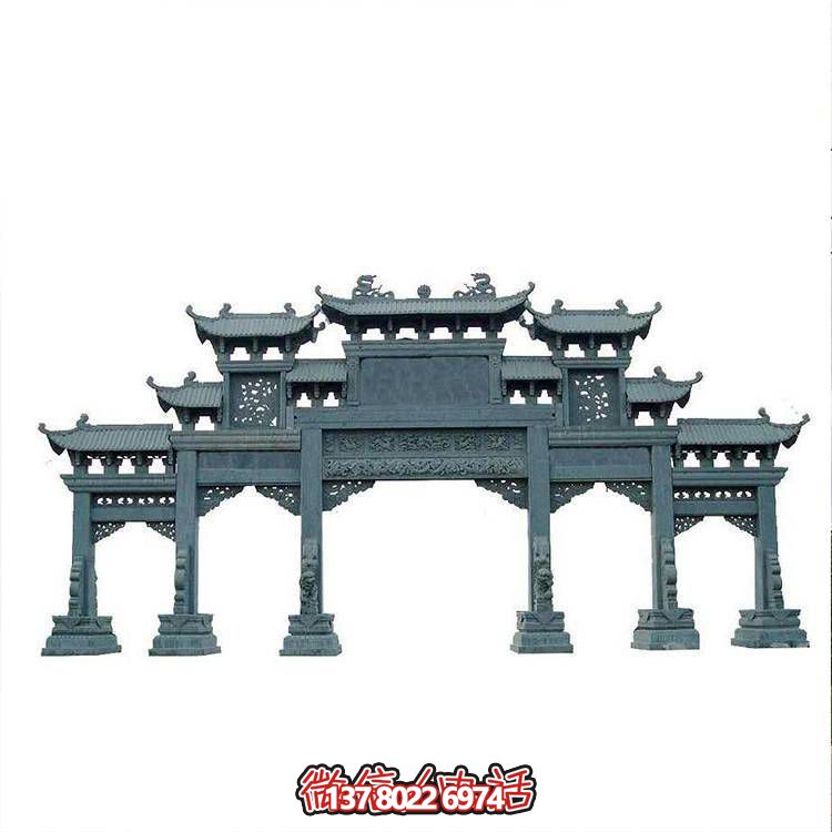 大型牌坊多門(mén)景觀(guān)園林