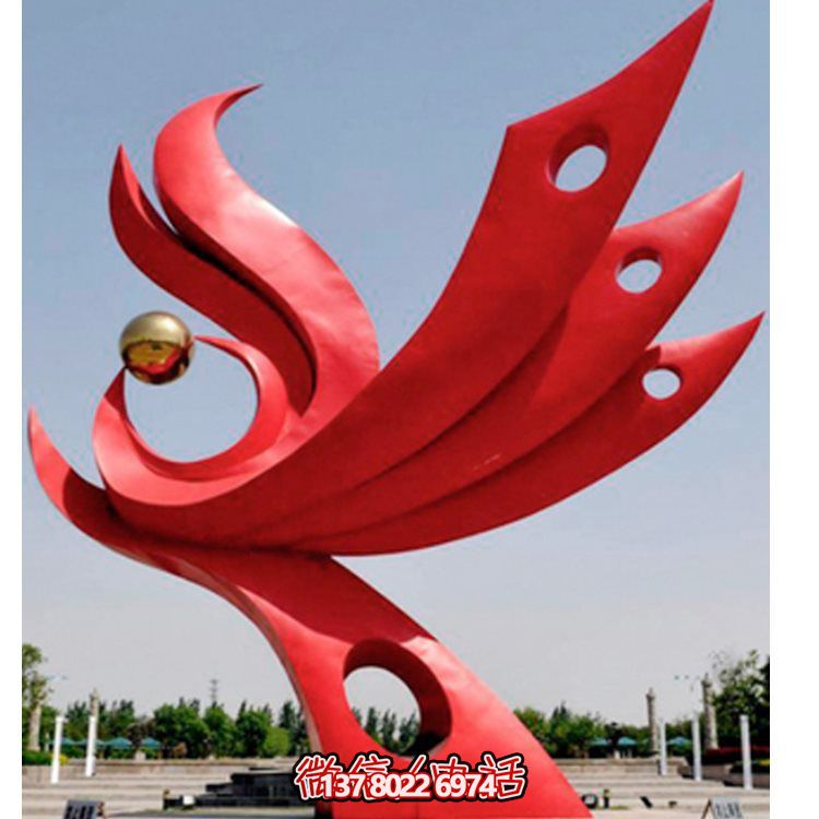 不銹鋼創(chuàng  )意廣場(chǎng)標志擺件