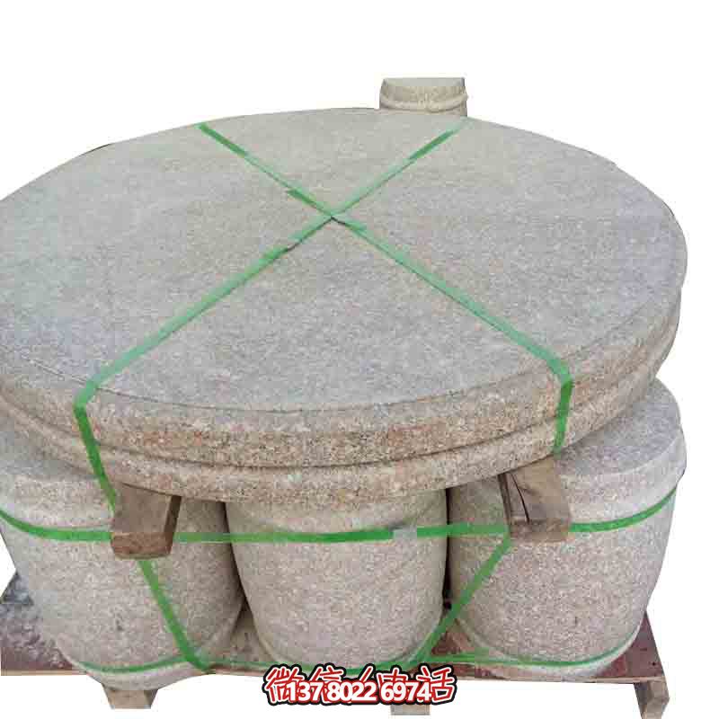 花崗巖簡(jiǎn)易石桌，下棋納涼圓桌