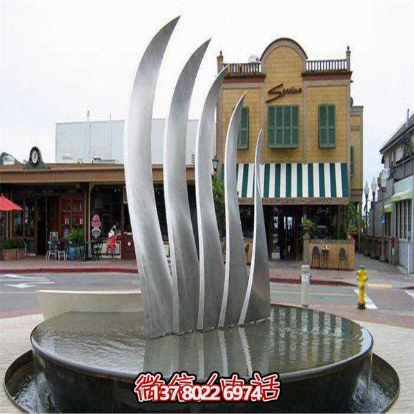 不銹鋼戶(hù)外抽象景觀(guān)廣場(chǎng)