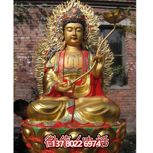 大型玻璃鋼觀(guān)世音彩繪雕塑