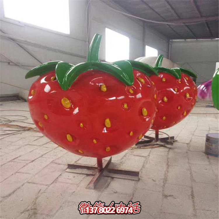 玻璃鋼仿真水果景觀(guān)園林農場(chǎng)草莓