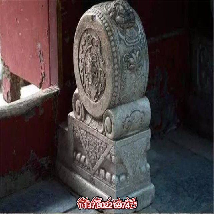精美中式古典石雕浮雕仿古建筑鎮宅抱鼓門(mén)墩