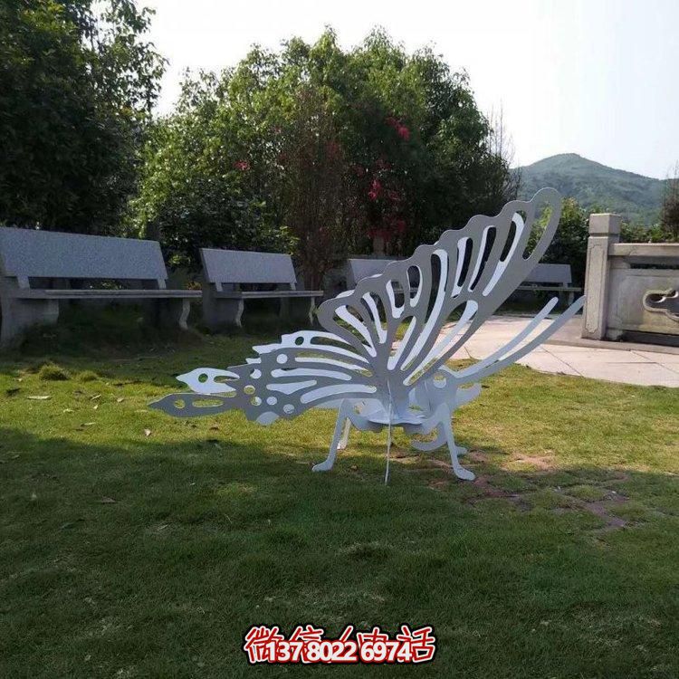 高級不銹鋼雕塑擺件，讓公園更加美麗