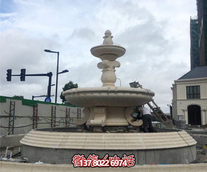 大型城市公園景觀(guān)噴泉石雕