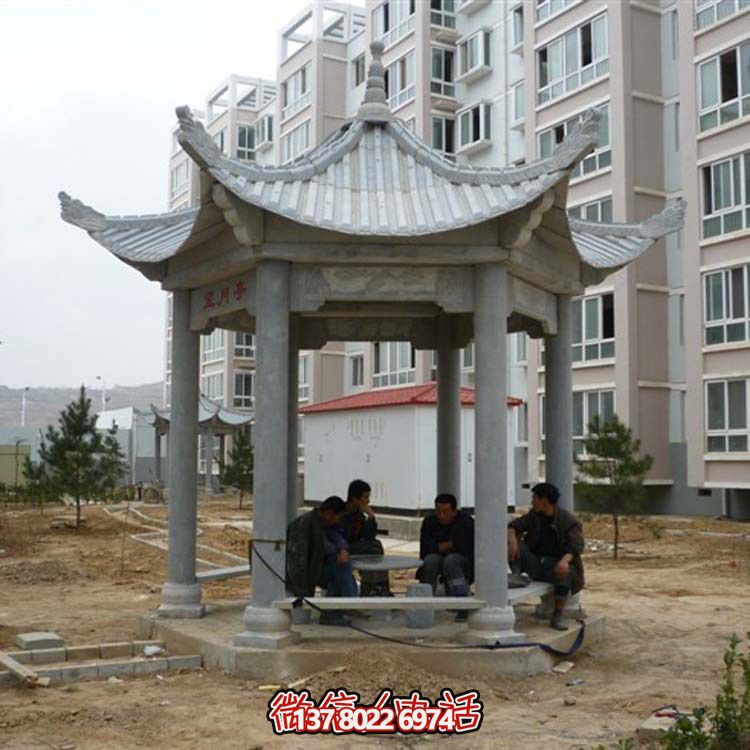 古典風(fēng)情涼亭，點(diǎn)綴小區廣場(chǎng)，讓您休閑身心