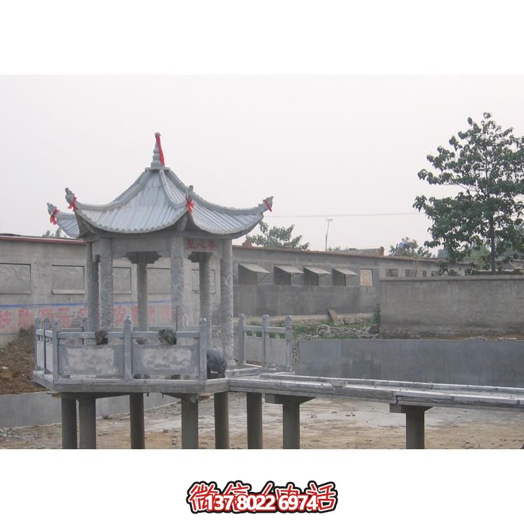 大理石景觀(guān)雕塑涼亭，滿(mǎn)足室外休閑需求
