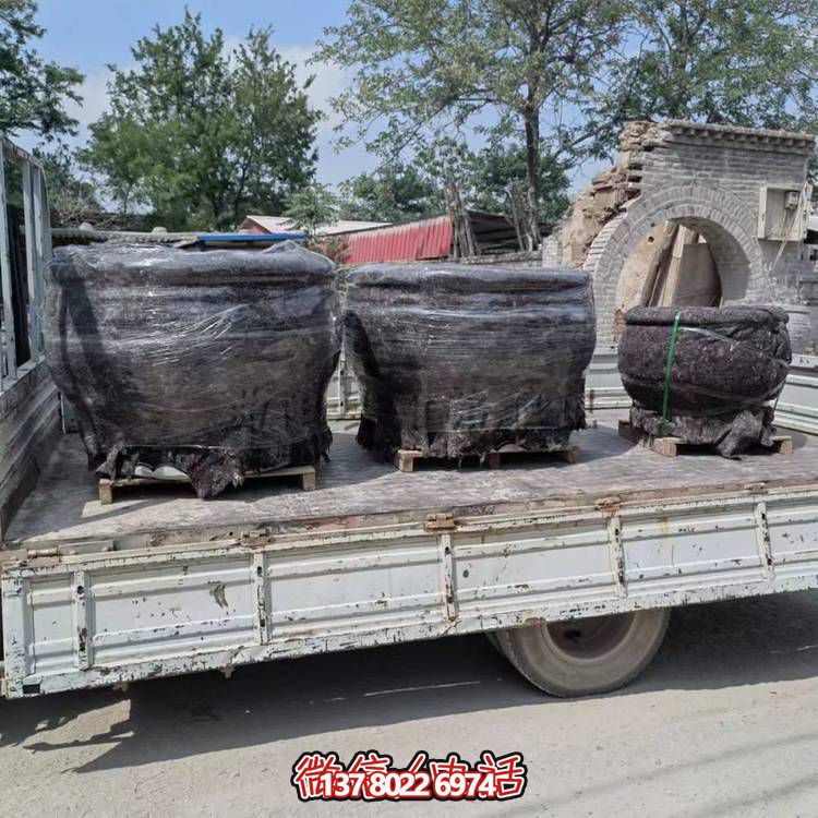 仿古石槽雕塑打造精美完美的古典景觀(guān)