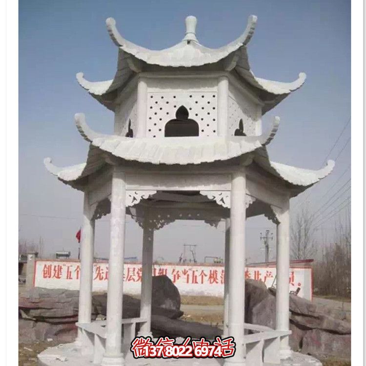 舒適寧靜的大理石涼亭，完美滿(mǎn)足休息需求