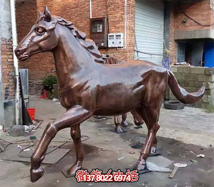 玻璃鋼動(dòng)物雕塑景觀(guān)擺放，美化城市廣場(chǎng)