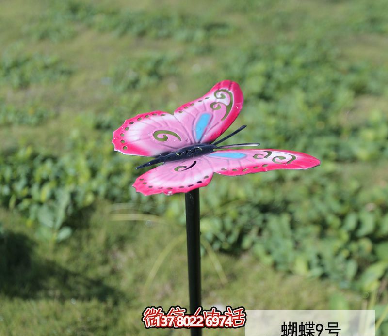不銹鋼蝴蝶雕塑，創(chuàng  )意裝點(diǎn)公園環(huán)境