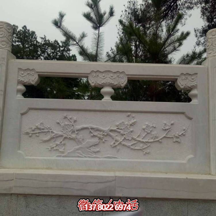 大理石石雕欄桿，給你一個(gè)安全且美麗的橋邊