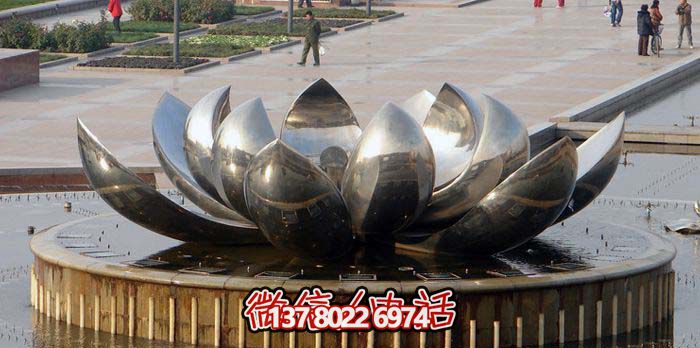 室外不銹鋼噴泉雕塑，讓廣場(chǎng)與公園更加美麗