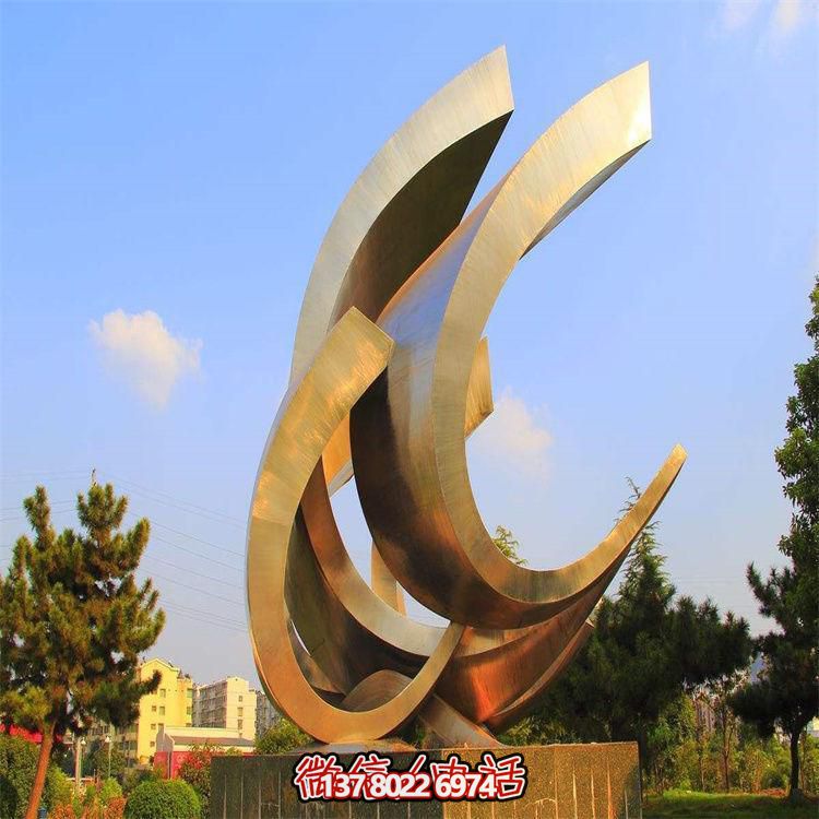 不銹鋼創(chuàng  )意抽象景觀(guān)擺件——美妙家居空間的裝飾優(yōu)雅