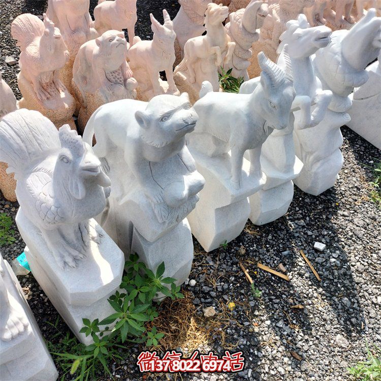 十二生肖小石雕擺件，帶來(lái)更多的吉祥與幸運