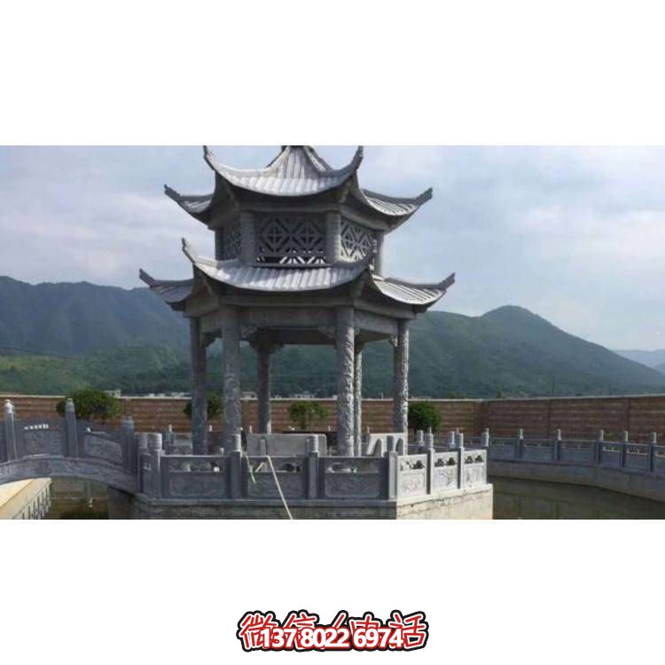 精美大理石雕塑涼亭，把藝術(shù)與實(shí)用完美結合