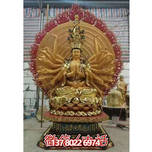 大型銅雕千手觀(guān)音雕塑