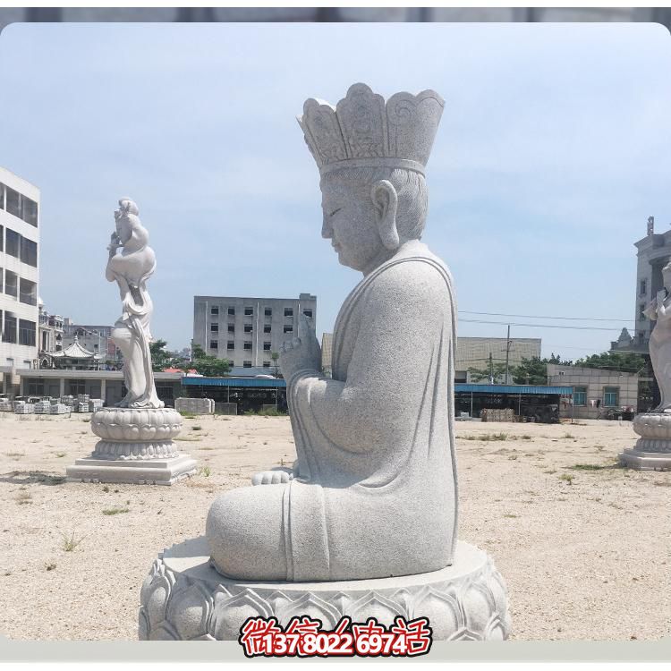 大型戶(hù)外景區砂石石雕園林佛像地藏王