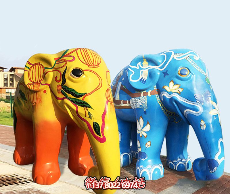 玻璃鋼大象彩繪游樂(lè )園給您創(chuàng  )意無(wú)限的游樂(lè )歡樂(lè )