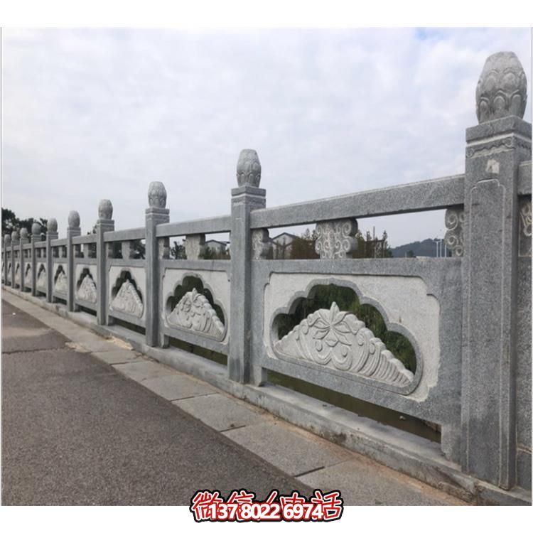 精致青石石雕欄桿，打造美麗公園景區