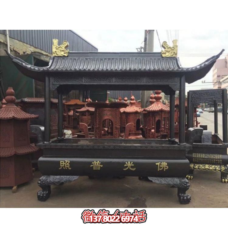 精美銅雕香爐，裝點(diǎn)您的景區、寺廟、戶(hù)外