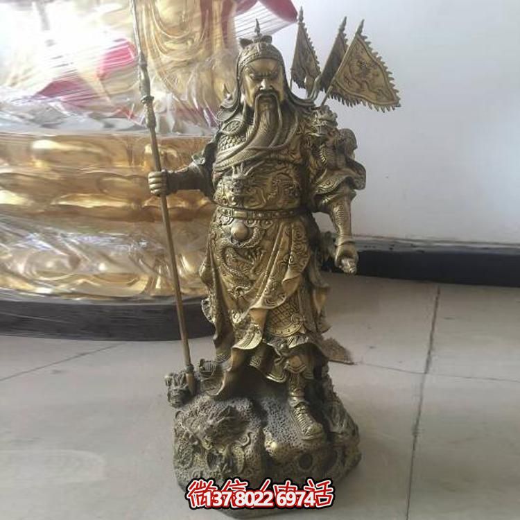 戶(hù)外園林景觀(guān)銅雕雕塑武財神關(guān)公