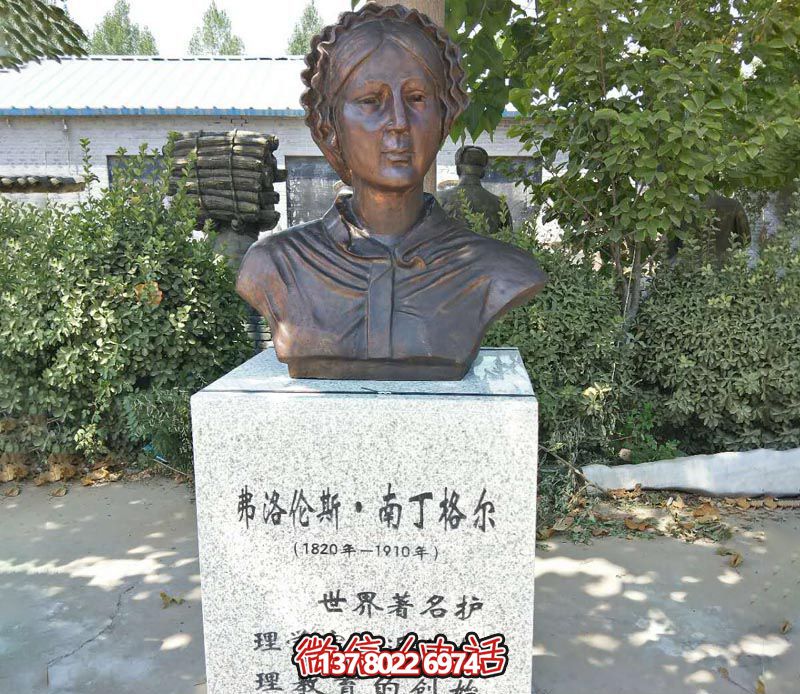 公園創(chuàng )意銅鑄著(zhù)名護理南丁格爾雕塑 公園創(chuàng )意銅鑄著(zhù)名護理南丁格爾雕塑
