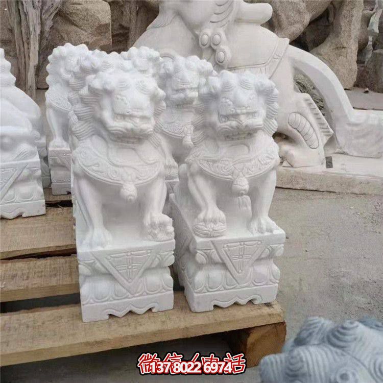 門(mén)口酒店大型石雕鎮宅招財獅子雕塑